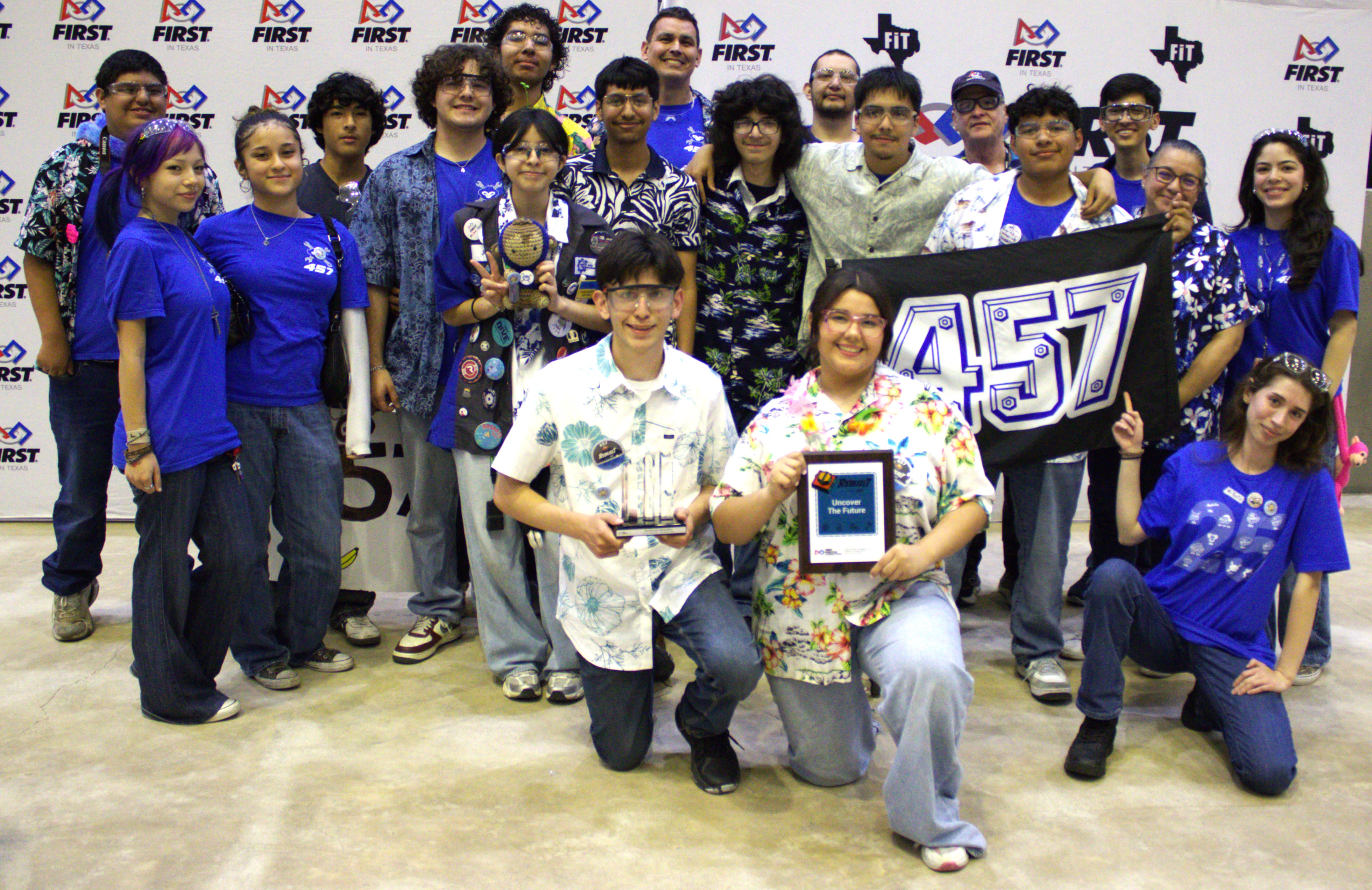 Team 457 at the 2026 FIRST in Texas district championship